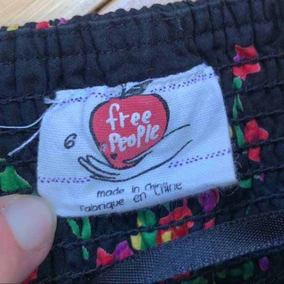 FREE PEOPLE Poison Apple strapless minidress, 6. - Picture 4 of 8